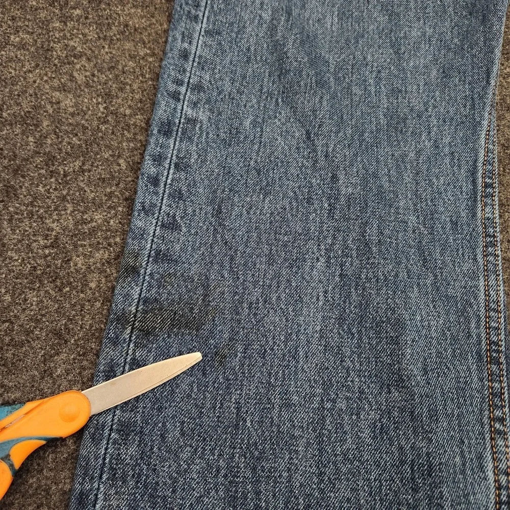 Levis 505‎ Mens 36x32 Blue Straight Leg Denim Jeans Medium Wash USA Cowboy Work